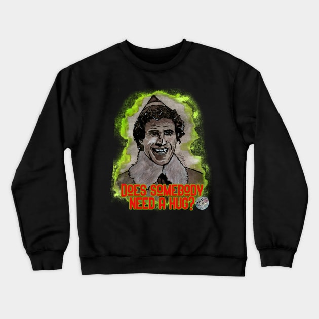 Buddy The Elf - Hug Crewneck Sweatshirt by BladeAvenger